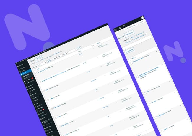 Administración de sitios web profesional